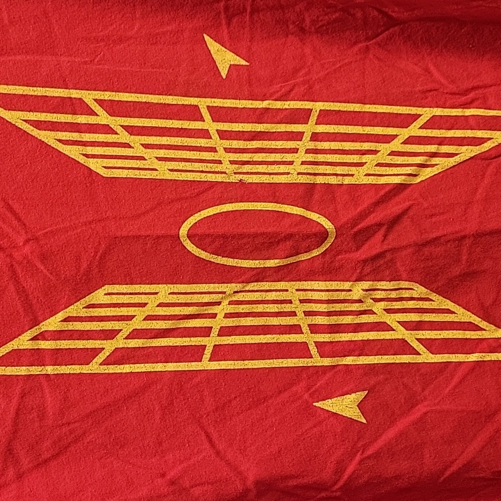 Great Condition Red Tank Top with Gold Pattern 🌈 - Picture 2 of 6